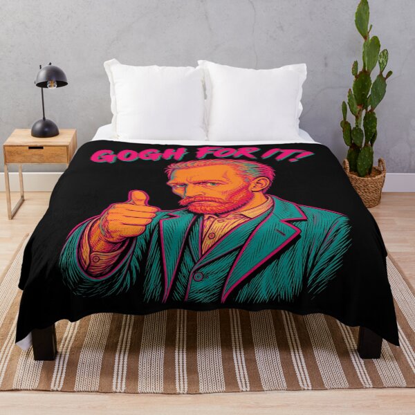 Item preview, Gogh For It Neon Artist Pun designed and sold by Victor Shadehorn.