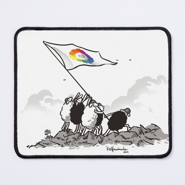 Item preview, Peace Flag - Union of the different viewpoints designed and sold by renascimento.
