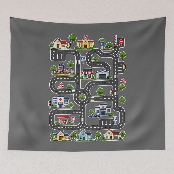 Item preview, Car Race Track On Dad Father's Day Tired Dads Club designed and sold by KristineLi.