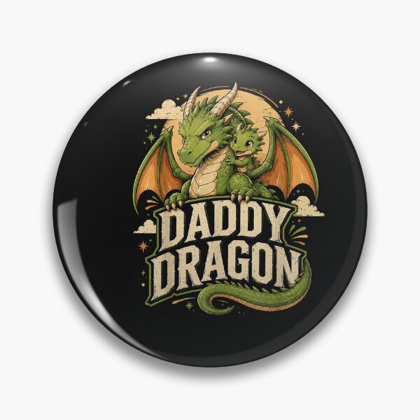 Item preview, Daddy Dragon Cute Fantasy Dad and Baby Dragon Gifts Idea designed and sold by FrankIsabel.