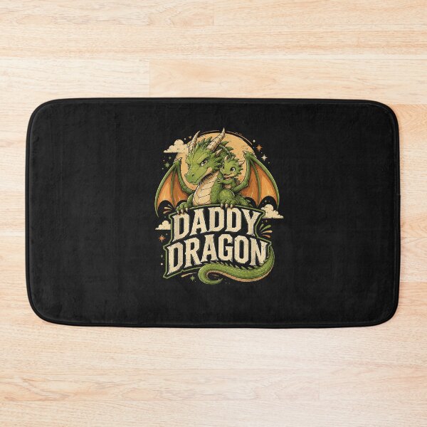 Item preview, Daddy Dragon Cute Fantasy Dad and Baby Dragon Gifts Idea designed and sold by FrankIsabel.