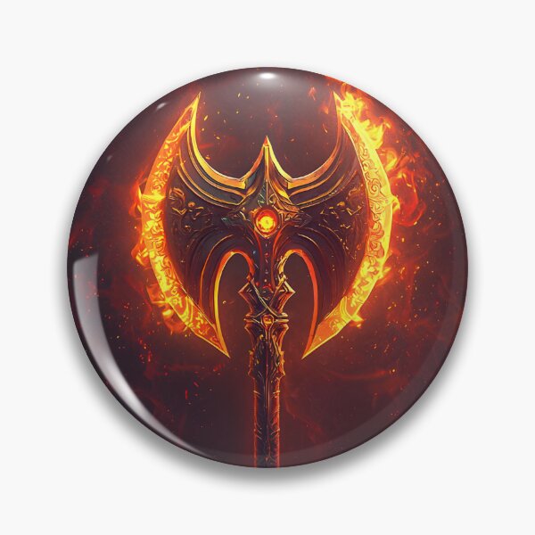 Item preview, Glowing crimson dynamic gaming weapon art designed and sold by Checho30.