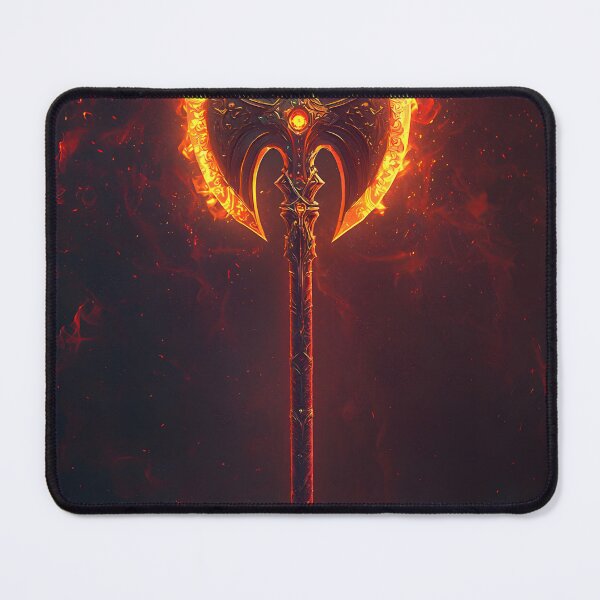 Item preview, Glowing crimson dynamic gaming weapon art designed and sold by Checho30.