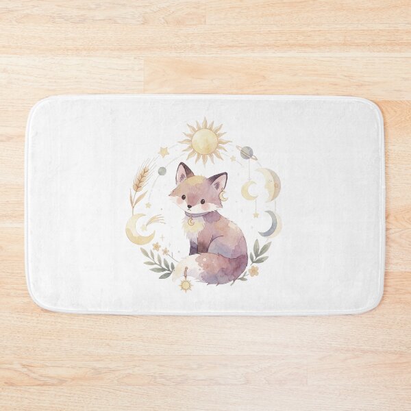 Item preview, Virgo Zodiac Sticker | Celestial Fox Astrology Art designed and sold by AillustriaAK.