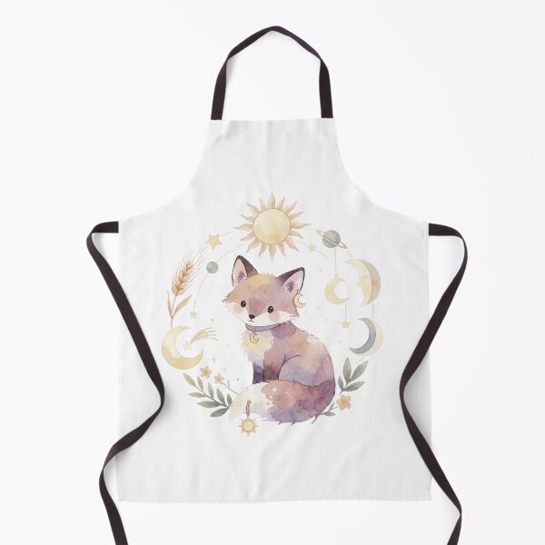 Item preview, Virgo Zodiac Sticker | Celestial Fox Astrology Art designed and sold by AillustriaAK.