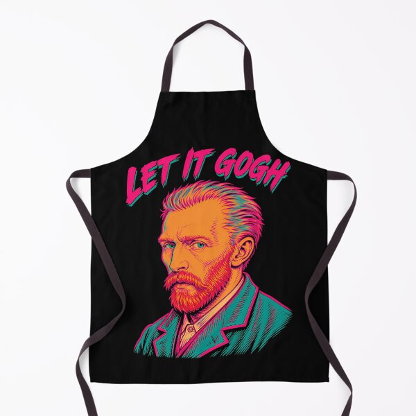 Item preview, Let It Gogh Neon Artist Pun designed and sold by Victor Shadehorn.