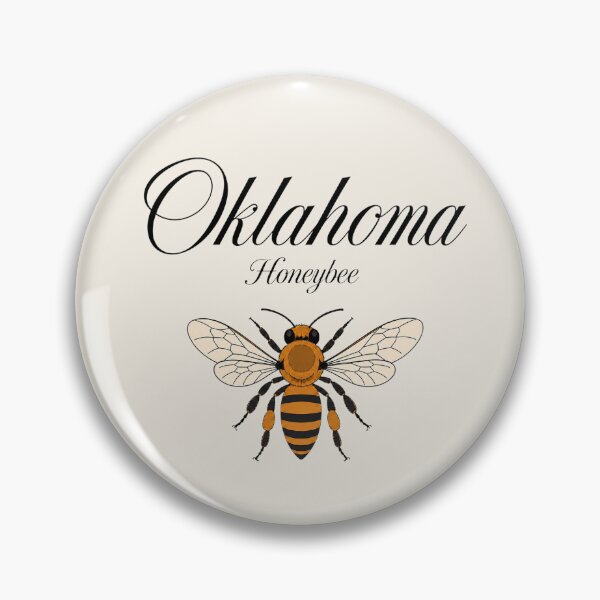 Item preview, Oklahoma Honeybee State Insect Poster designed and sold by The-Drip-Studio.