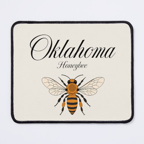 Item preview, Oklahoma Honeybee State Insect Poster designed and sold by The-Drip-Studio.