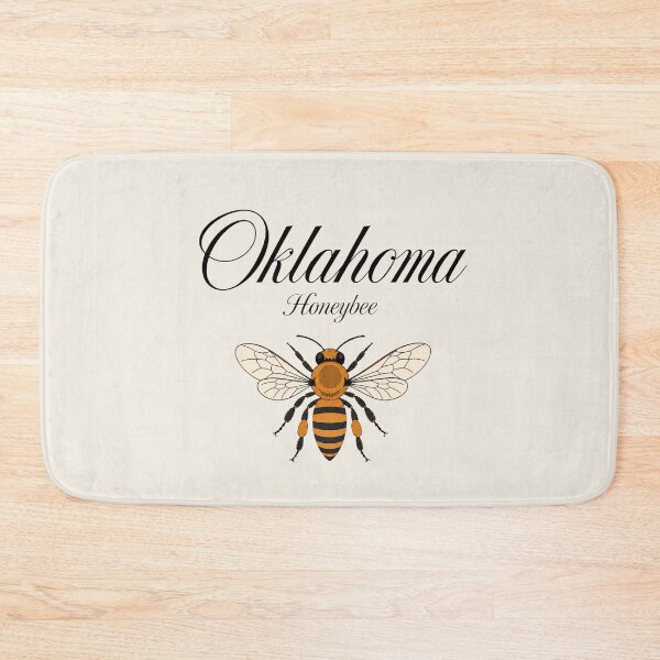 Item preview, Oklahoma Honeybee State Insect Poster designed and sold by The-Drip-Studio.