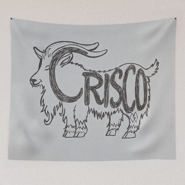 Item preview, CRISCO name inside goat drawing  designed and sold by Matt Starr Fine Art .
