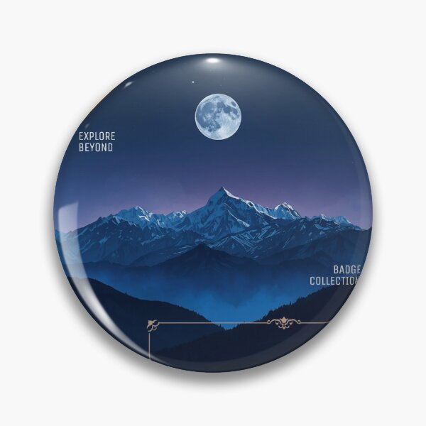 Item preview, 1. Mountain Adventure Badge ⛰️ designed and sold by TanmayCreates01.