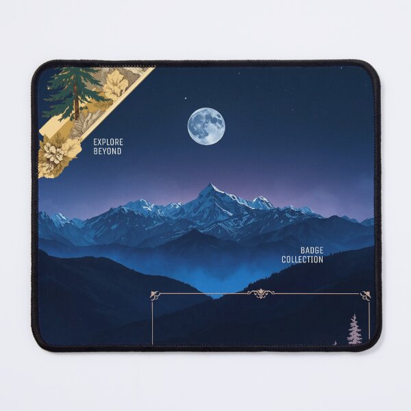 Item preview, 1. Mountain Adventure Badge ⛰️ designed and sold by TanmayCreates01.