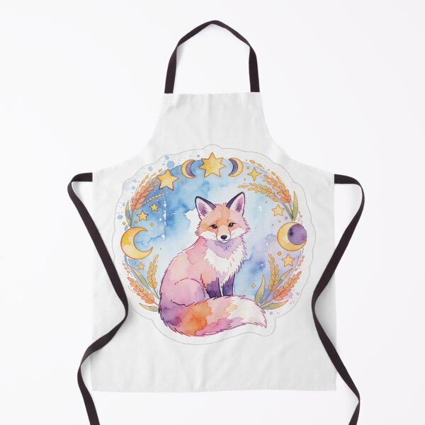 Item preview, Virgo Zodiac Sticker | Celestial Fox Astrology Art designed and sold by AillustriaAK.