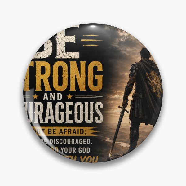 Item preview, Be Strong And Courageous designed and sold by Daily Devotional Store.