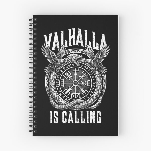 Item preview, Valhalla Is Calling Viking Serpent Rune Compass Ravens designed and sold by GrandeDuc.