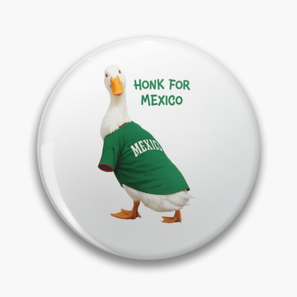 Item preview, Viral Duck Wearing Mexico Shirt, Funny Mexico Football Fan Tee, Goose Meme designed and sold by To101ARt.