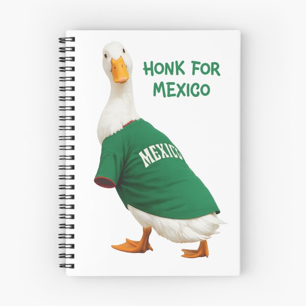 Item preview, Viral Duck Wearing Mexico Shirt, Funny Mexico Football Fan Tee, Goose Meme designed and sold by To101ARt.