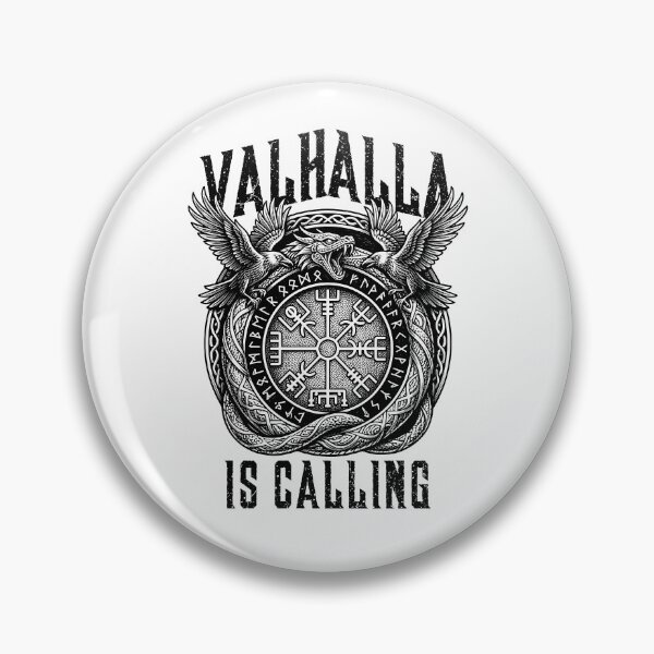 Item preview, Valhalla te llama: Brújula rúnica de la serpiente vikinga designed and sold by GrandeDuc.