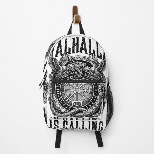Item preview, Valhalla Is Calling Viking Serpent Rune Compass Ravens designed and sold by GrandeDuc.