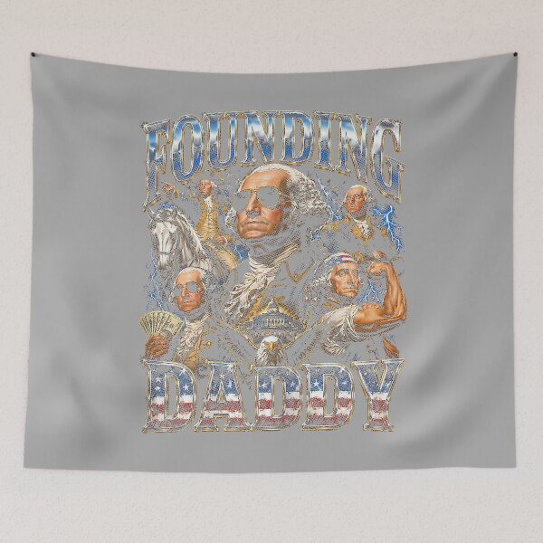 Item preview, Founding Daddy 4th of July George-Washington Patriotic designed and sold by KathieFaugh.