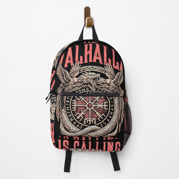 Item preview, Valhalla Is Calling Viking Serpent Rune Compass Ravens designed and sold by GrandeDuc.
