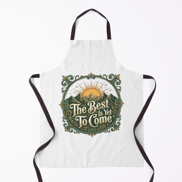 Item preview, Vintage "The Best Is Yet To Come" Mountain Sunrise Inspirational T-Shirt designed and sold by Ponsak.