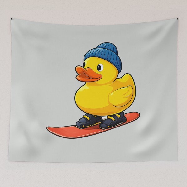 Item preview, Snowboarding Duck Minimal Sports Logo designed and sold by BROHLine Studio.