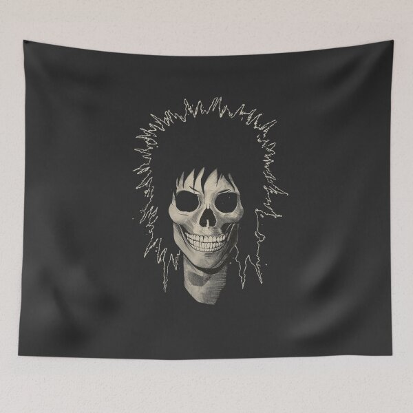 Item preview, Punk Rock Skeleton Spiky Hair Gothic Skull Graphic designed and sold by ERODED SELF.