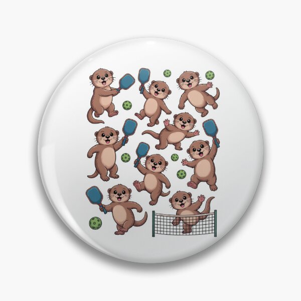 Item preview, Pickleball otter - Pickleball grandpa - Women’s pickleball - Pickleball doubles partner - Vintage pickleball club designed and sold by JansenGS.