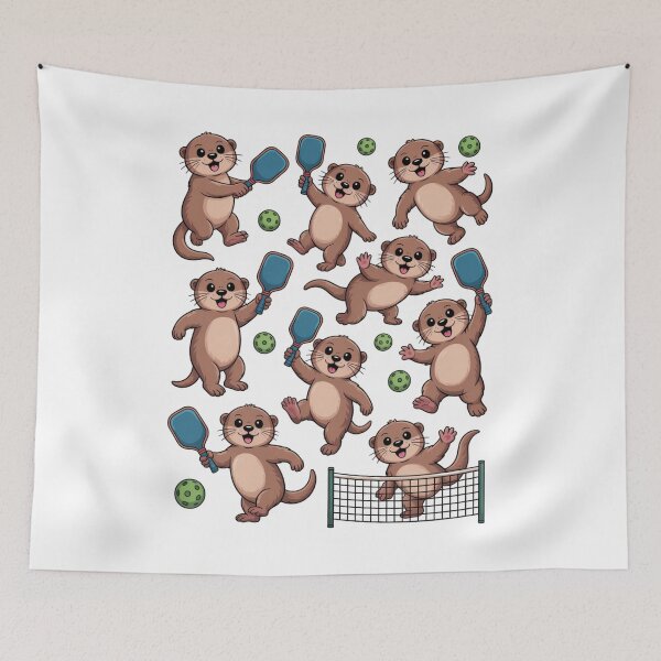 Item preview, Pickleball otter - Pickleball grandpa - Women’s pickleball - Pickleball doubles partner - Vintage pickleball club designed and sold by JansenGS.