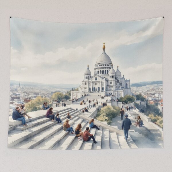 Aperçu de l'œuvre Montmartre, église (interprétation) créée et vendue par jefboutique6150.