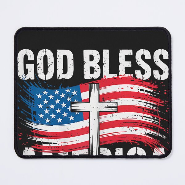 Item preview, God Bless America 1776 2026 250 Years Christian Cross Flag designed and sold by CriseldaBruning.