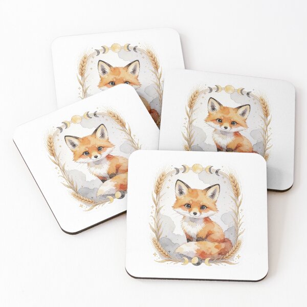 Item preview, Virgo Zodiac Sticker | Celestial Fox Astrology Art designed and sold by AillustriaAK.