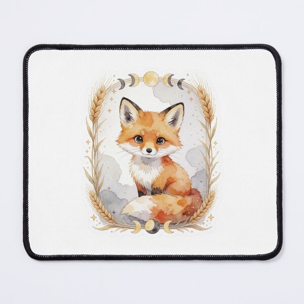 Item preview, Virgo Zodiac Sticker | Celestial Fox Astrology Art designed and sold by AillustriaAK.