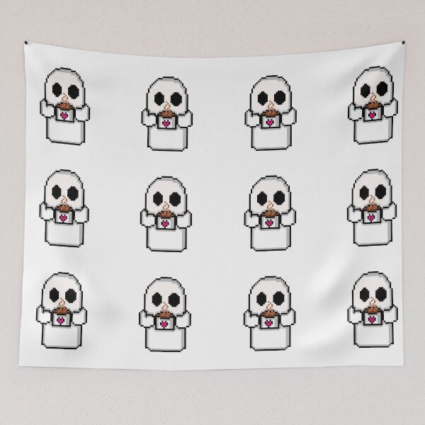 Item preview, Cute Pixel Ghost Coffee Pastel Goth designed and sold by RetroRlx.