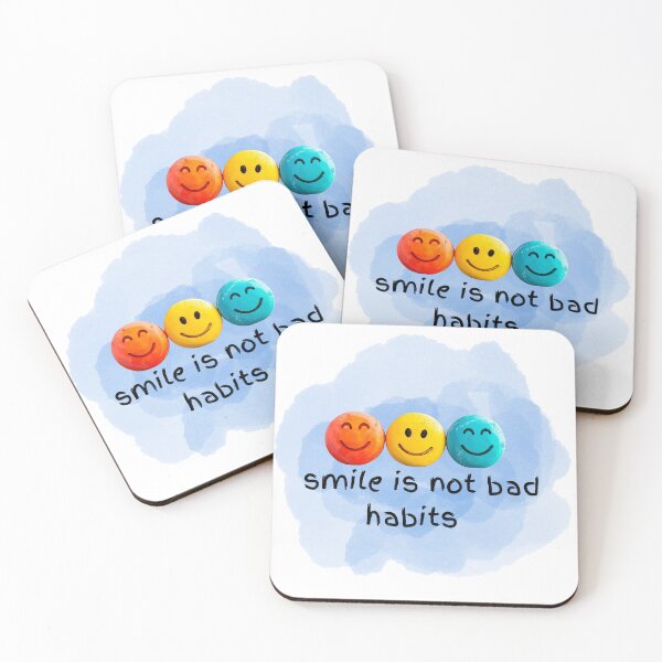 Item preview, Smile Is Not a Bad Habit designed and sold by Road Rouch Gallery.