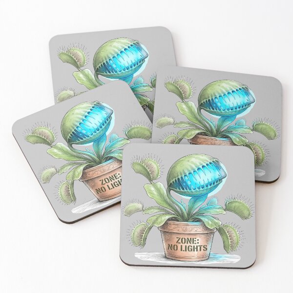 Item preview, Zone No Lights: Digital Detox Venus Flytrap Art designed and sold by SoulPT.