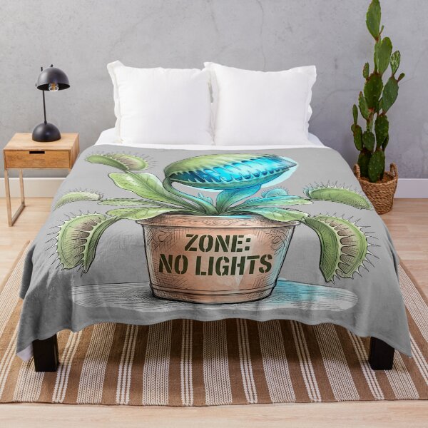 Item preview, Zone No Lights: Digital Detox Venus Flytrap Art designed and sold by SoulPT.