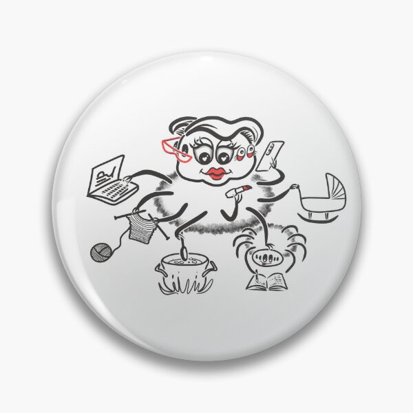 Item preview, Multitasking Spider Minimal Line Art Illustration designed and sold by Samaya-.