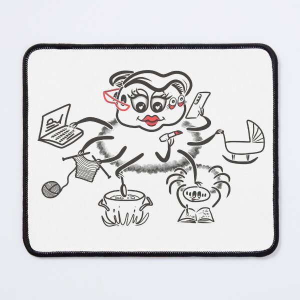 Item preview, Multitasking Spider Minimal Line Art Illustration designed and sold by Samaya-.