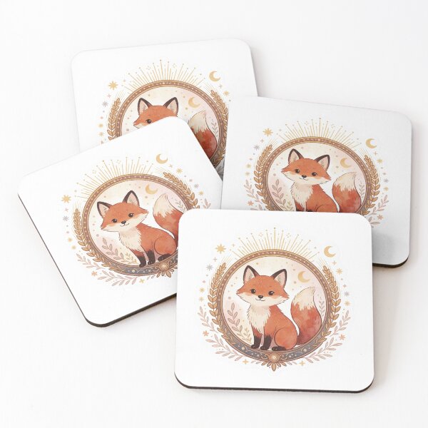 Item preview, Virgo Zodiac Sticker | Celestial Fox Astrology Art designed and sold by AillustriaAK.