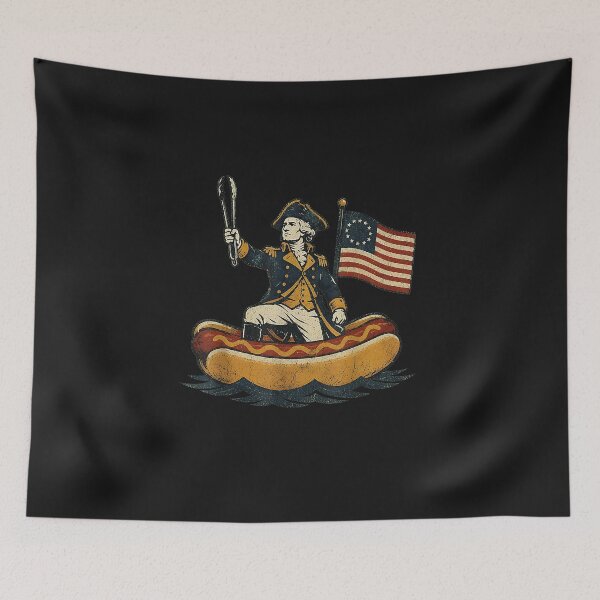 Item preview, Delaware Dog Funny George Washington Hotdog Patriotic designed and sold by FrankIsabel.