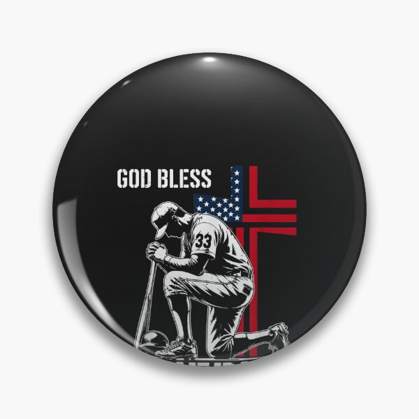 Item preview, God Bless America Patriotic Baseball Christian Faith Men's designed and sold by CriseldaBruning.