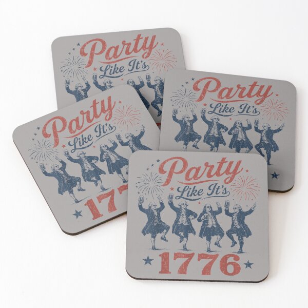Item preview, Founding Fathers Squad Party Like It is 1776 4th of July designed and sold by KathieFaugh.