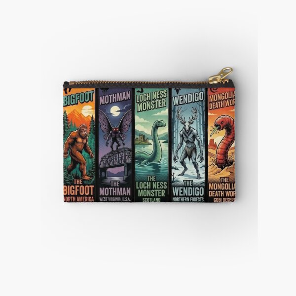 Item preview, Cryptid Legends Retro Pop Art Collection designed and sold by redsharkuk.