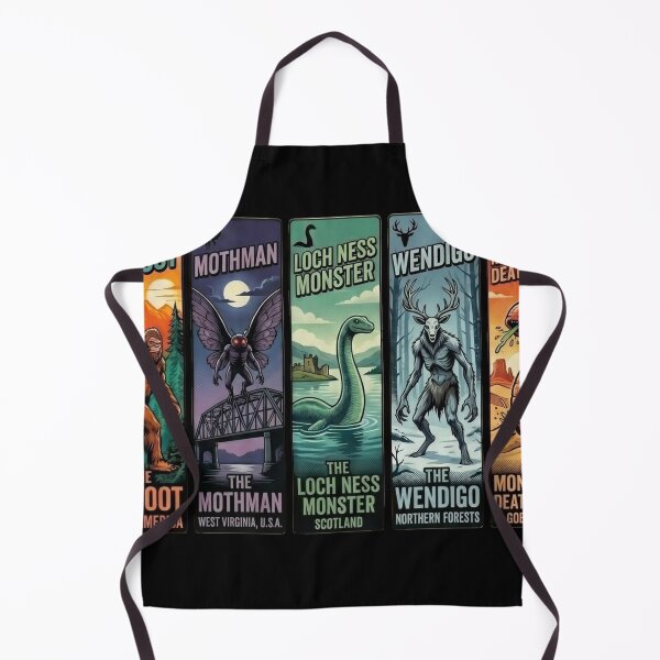 Item preview, Cryptid Legends Retro Pop Art Collection designed and sold by redsharkuk.