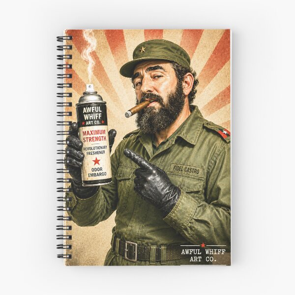 Item preview, Fidel Castro Reaction Art | Funny Historical Figure Parody Wall Art & Apparel designed and sold by Awful Whiff Art Co.