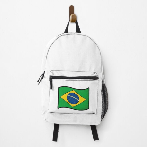 Item preview, Brazil – Green, Yellow, and Blue Pop Art Flag designed and sold by Wawan35200.