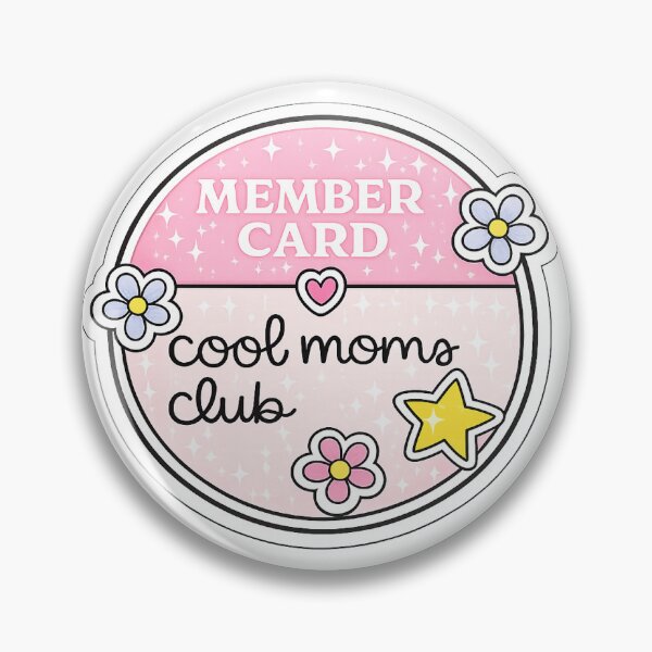 Item preview, Cool Moms Club Member Card Sticker | Gift Kindle, Planner, E-reader, Laptop, Kobo, iPad designed and sold by Blushbomb.