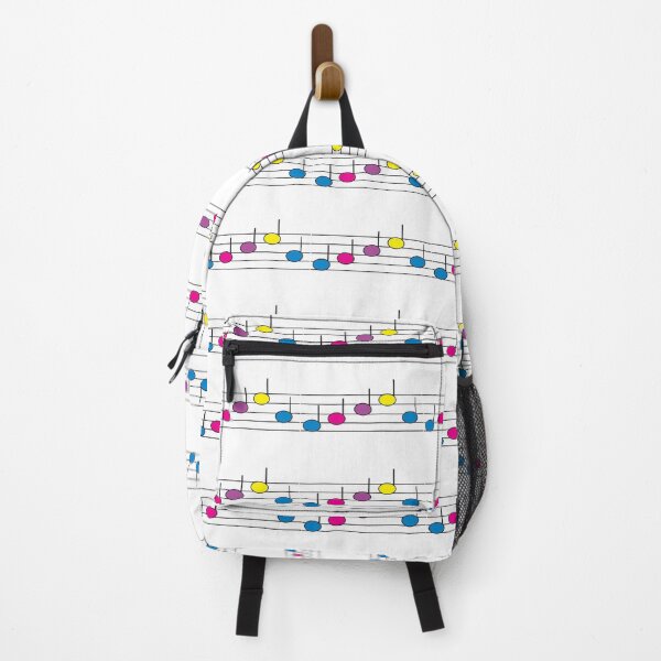Item preview, Colorful Abstract Music Notes on Black | Modern Minimalist Musical Pattern designed and sold by ValeriesGallery.